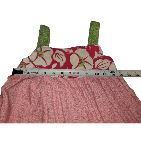 Thrifty Trixie Brand Boho Babydoll Tank Dress Handmade recycled fabrics Sz 6X - Picture 6 of 7